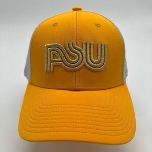 Adidas ASU Sun‎ Devils Trucker Hat Cap Gold Mesh Adjustable Baseball